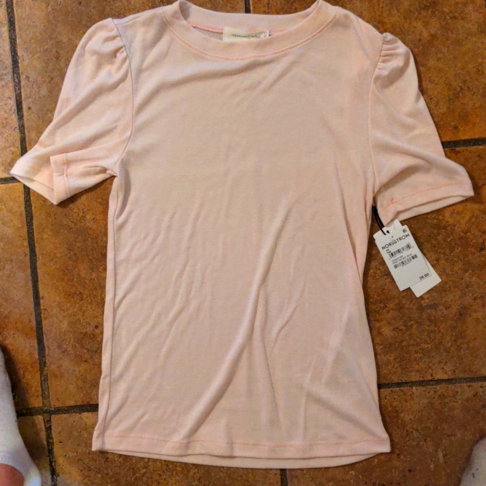Pink Peony Top Treasure Bond Nordstrom Rayon Blend Super soft and Cozy